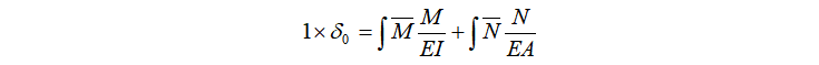 「0_1系」におけるひずみ、モーメントと軸力の関係式