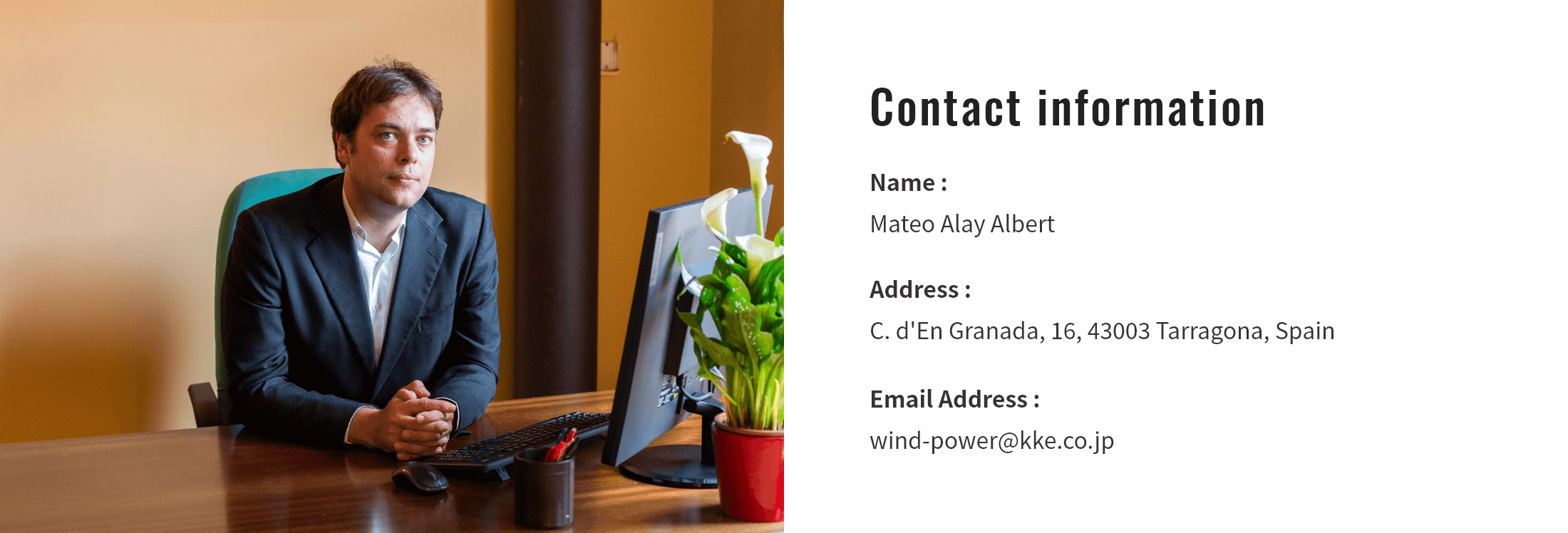 Contact information Name:Mateo Alay Albert Address:C. d'En Granada, 16, 43003 Tarragona, Spain